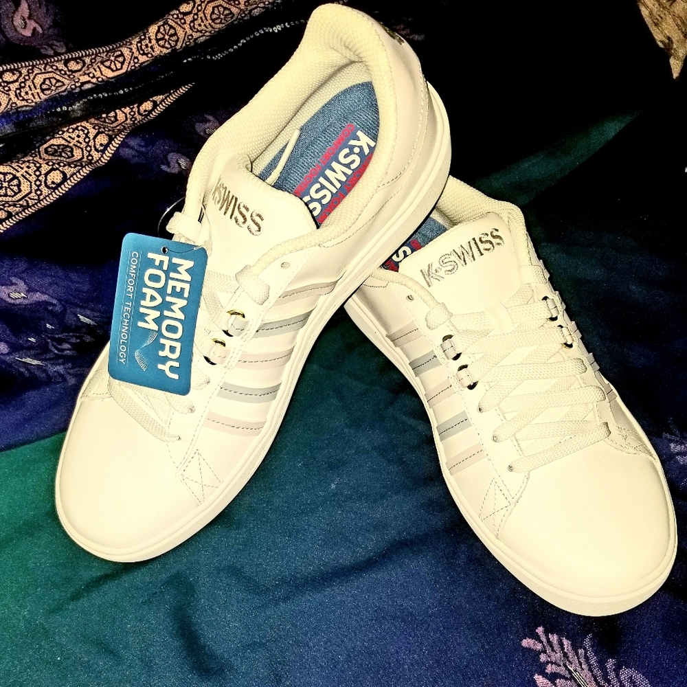K-SWISS Women's Pershing Court Comfort Tennis Shoes